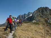 Cima e Passo del Fò dalla Cresta di Giumenta EEA il 6 aprile 2014 - FOTOGALLERY